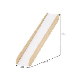  Beliche Infantil Montessoriana com Escada,janela,grade Proteção,escorregador, Grade X Garden com LED Casatema - 20