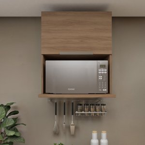 Armário para Microondas Basculante Moderno