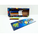 Ver imagem 5 de Kit escolar Estojo e Porta Caneta Personalizado para Autistas - Coleção TEA & Amor