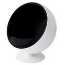 Ver imagem 2 de Poltrona Ball Chair Preta Linn Design Decor