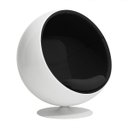 Ver imagem 1 de Poltrona Ball Chair Preta Linn Design Decor
