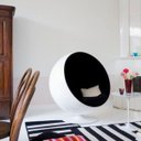 Ver imagem 3 de Poltrona Ball Chair Preta Linn Design Decor