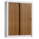 Ver imagem 2 de Guarda-Roupa Solteiro Madesa Dallas 2 Portas de Correr 2 Gavetas Branco/Rustic Cor:Branco/Rustic