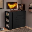Ver imagem 1 de Cômoda com Mesa Giratória Gamer para Escritório Mdf