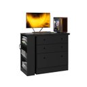 Ver imagem 3 de Cômoda com Mesa Giratória Gamer para Escritório Mdf