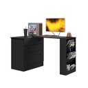 Ver imagem 4 de Cômoda com Mesa Giratória Gamer para Escritório Mdf
