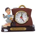 Ver imagem 1 de Miniatura Professora Resina C/ Relógio 8cm - Meerchi