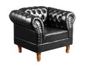 Ver imagem 5 de Conjunto 2 Poltronas Chesterfield Dom Pedro Decoração Sala Recepção Retrô Preto