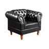 Conjunto 2 Poltronas Chesterfield Dom Pedro Decoração Sala Recepção Retrô - 5