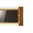 Ver imagem 5 de Rack Bancada C/ Painel P/ Tv até 42 Pol Pl3004/ra2003 Ripado 2 Gavetas 115x150cm Natural/off White