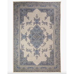 Tapete Sala Tabriz Azul 300x400 Cm Tipo Belga Persa Classico - 2