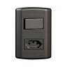 Interruptor de 1 Tecla Simples e Tomada 2p+t 20a , Modular, com Placa 4x2 e Suporte - 1