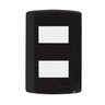 Interruptor de 2 Teclas Simples, Modular, com Placa 4x2 e Suporte - 1