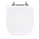 Ver imagem 1 de Assento Sanitário Poliéster para Louça Like (celite) Aço (reb. Oculto) Branco