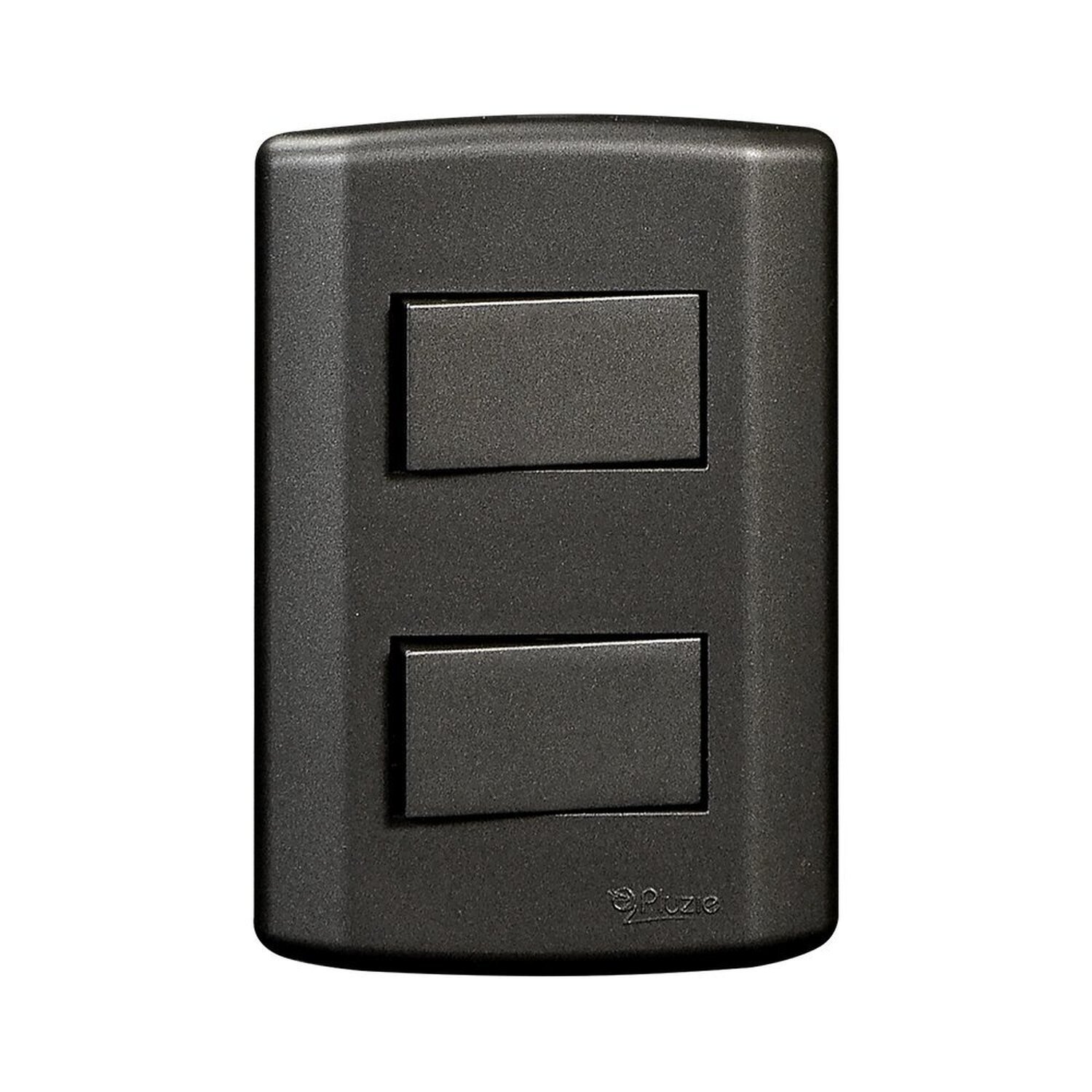 Interruptor de 2 Teclas Simples, Modular, com Placa 4x2 e Suporte - 1