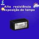 Ver imagem 4 de Caixa correio carta portão embutir em parede ou muro preta chapa de aço 0.50mm 1/2 tijolo