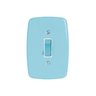 Interruptor de 1 Tecla Simples com Placa 4x2 - 1