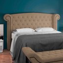 Ver imagem 4 de Cabeceira Cama Box Casal 140cm Sofia Bouclê Bege