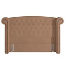 Ver imagem 2 de Cabeceira Cama Box Casal 140cm Sofia Bouclê Bege