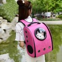 Ver imagem 5 de Mochila Astronauta Canguru Bolsa Transporte Cães Gatos Pet Cachorro Rosa