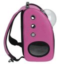 Ver imagem 3 de Mochila Astronauta Canguru Bolsa Transporte Cães Gatos Pet Cachorro Rosa