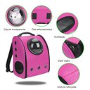 Ver imagem 6 de Mochila Astronauta Canguru Bolsa Transporte Cães Gatos Pet Cachorro Rosa