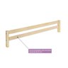 Beliche Infantil Montessoriana Escada Lateral Grade Escorregador Garden Casatema MadeiraOriginals - 20