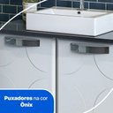 Ver imagem 5 de Balcão Gabinete para Banheiro em Aço Rubi 2 Portas Branco