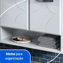 Ver imagem 7 de Balcão Gabinete para Banheiro em Aço Rubi 2 Portas Branco