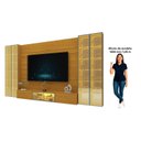 Ver imagem 5 de Home para TV até 90 Polegadas com LED e Espelho e Vidro Reflecta 369,8cm x 217,6cm 100% MDF Luminare
