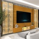 Ver imagem 7 de Home para TV até 90 Polegadas com LED e Espelho e Vidro Reflecta 369,8cm x 217,6cm 100% MDF Luminare