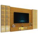 Ver mais imagens de Home para TV até 90 Polegadas com LED e Espelho e Vidro Reflecta 369,8cm x 217,6cm 100% MDF Luminare
