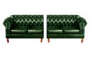 Ver imagem 4 de Sofá Dom Pedro Chesterfield Modulado 4 Lugares 2 Poltronas Decoração Sara Recepção Verde