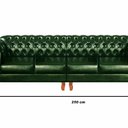 Ver imagem 2 de Sofá Dom Pedro Chesterfield Modulado 4 Lugares 2 Poltronas Decoração Sara Recepção Verde