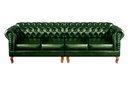 Ver imagem 1 de Sofá Dom Pedro Chesterfield Modulado 4 Lugares 2 Poltronas Decoração Sara Recepção Verde