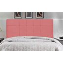 Ver imagem 3 de Cabeceira Estofada Box Casal King Size Encosto para Cama Maveric 195x126 Cm Rosa