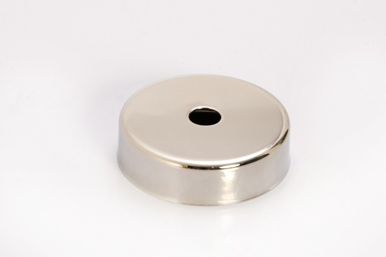 Canopla para Corrimão com Furo 1/2 - Aço Inox - 1