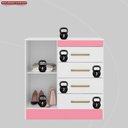 Ver imagem 7 de Cômoda 4 Gavetas Montevidéu Branco/Rosa