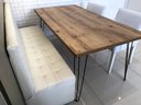 Ver imagem 1 de Mesa Sala de Jantar Industrial 90 X 160 Antiqua sem Cadeira Janta Varanda Gourmet Home Sala Cozinha