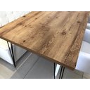 Ver imagem 3 de Mesa Sala de Jantar Industrial 90 X 160 Antiqua sem Cadeira Janta Varanda Gourmet Home Sala Cozinha