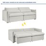 Sofá Cama Retrátil e Reclinável 200cm Aurora Boucle - 2