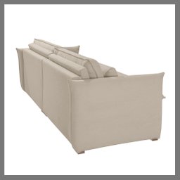 Sofá Cama Retrátil e Reclinável Aurora Boucle  - 12