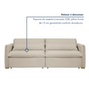 Ver imagem 7 de Sofá Cama Retrátil e Reclinável 200cm Aurora Boucle