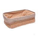 Ver imagem 1 de Cesta Decorativa Retangular Palha M