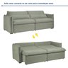 Sofá Cama Retrátil e Reclinável 200cm Aurora Boucle - 2