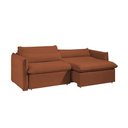 Ver imagem 4 de Sofá Cama Retrátil e Reclinável 200cm Aurora Boucle