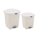 Ver imagem 1 de Kit 2 Lixeiras T-Force Branco Tramontina - 15L e 25L