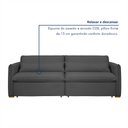 Ver imagem 7 de Sofá Cama Retrátil e Reclinável 200cm Aurora Veludo