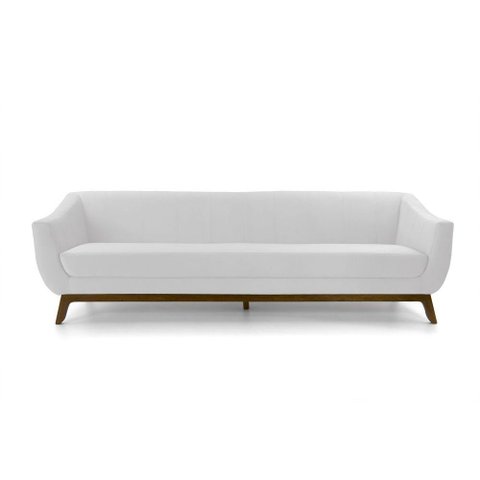 Sofá Boomer 210 Cm Corano Branco - Gran Belo