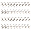 Ver imagem 4 de Kit 10 Conjuntos De Mesa Com 4 Cadeiras De Madeira Dobravel 120X70 Sem Pintura/Crua - Marrom